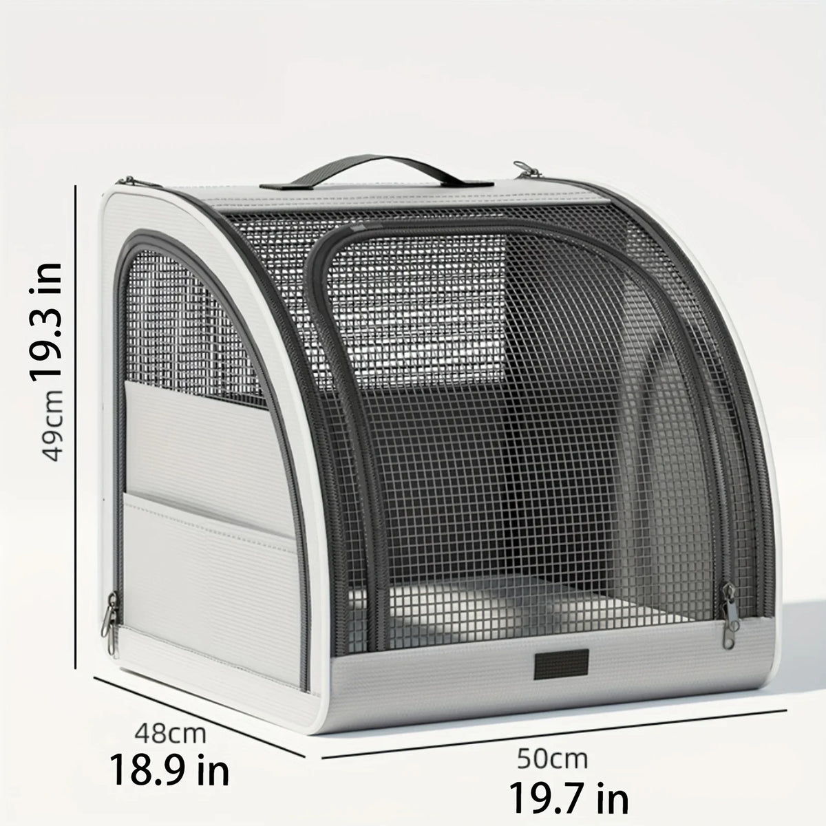Pet Car Bed for Dogs Cats - Travel Vehicle Accessory, Portable Pet Seat for Car Ride