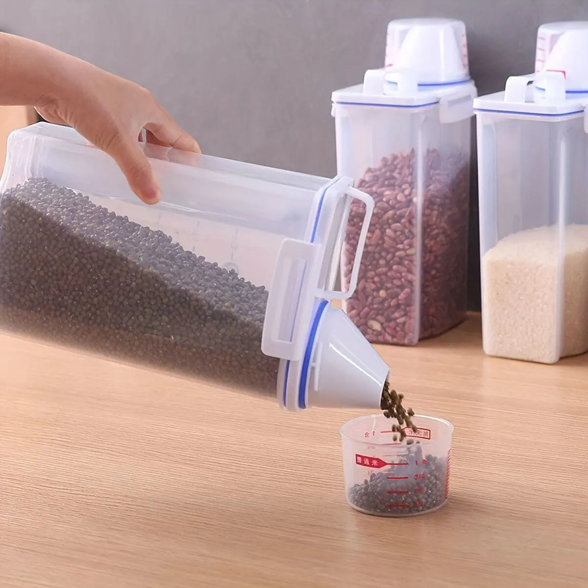 Premium Pet Food Storage Container with Airtight Seal - Durable, Large Capacity, Easy Clean & Stylish Design for Dogs & Cats