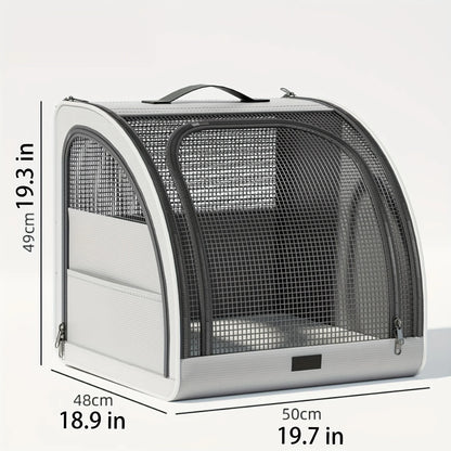 Pet Car Bed for Dogs Cats - Travel Vehicle Accessory, Portable Pet Seat for Car Ride