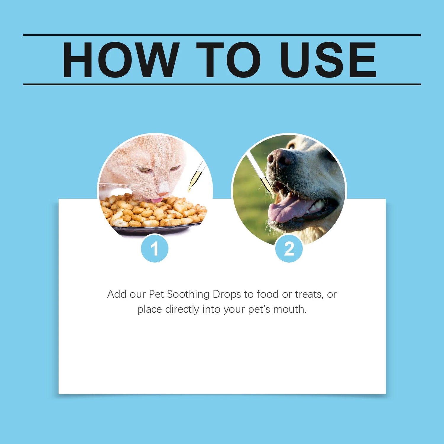 Pet Immunity Boost Care Drops to Relieve Stress and Pain, Enhance Pets&