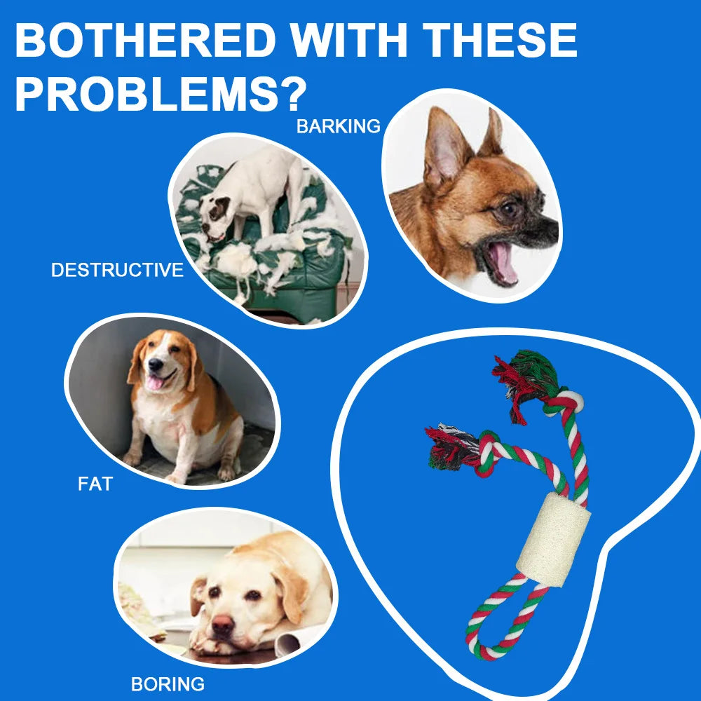 Pet toy, chew-resistant toy, suitable for puppies to chew and clean teeth, stuffed interactive pet toy, for small dogs